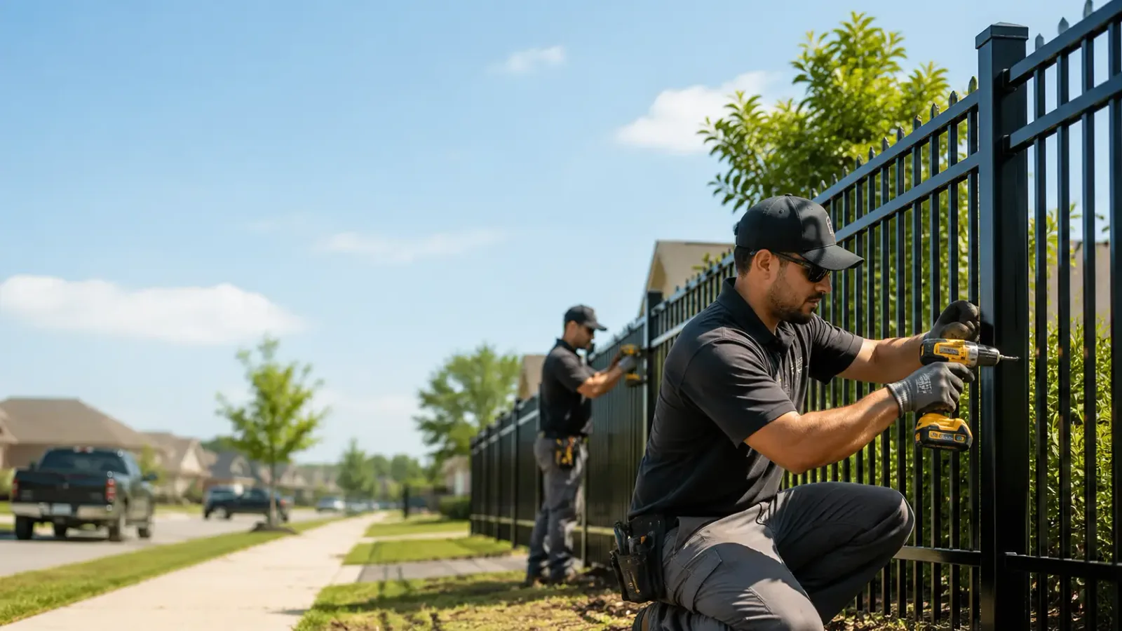 Metal Fence Installation in Devine, TX